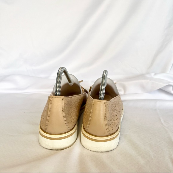 BALDININI Women’s Laser Cut Leather Loafers Blush Pink Italian Made EU size 40 - Picture 4 of 11